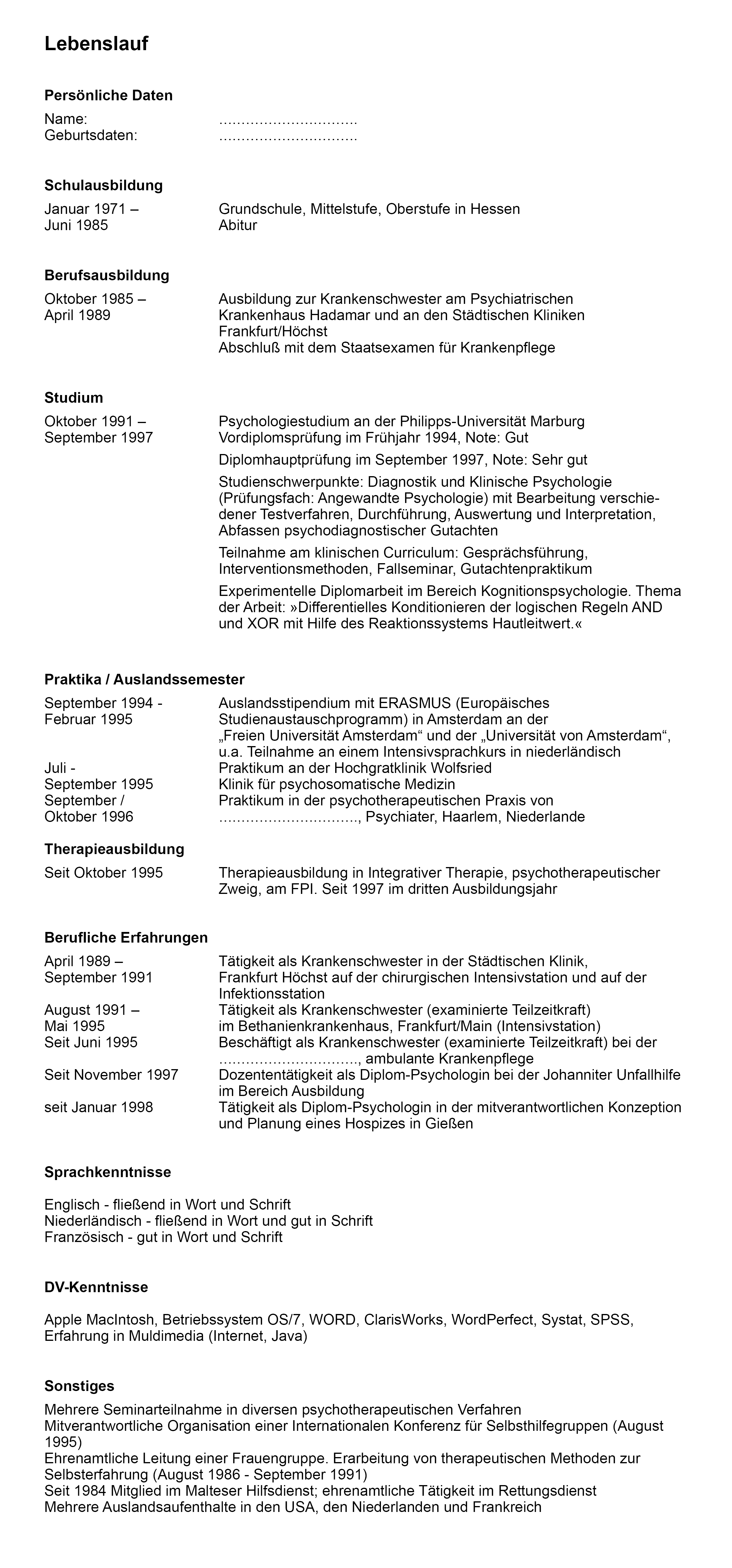 Academisch Cv | hetmakershuis